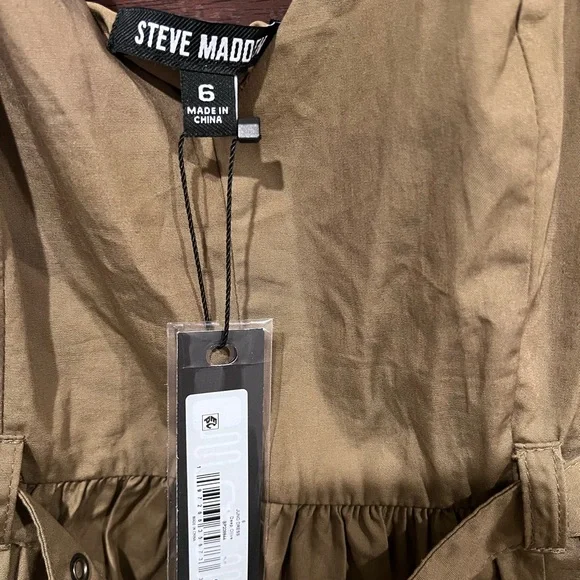 Steve Madden Cotton Midi Sleeveless Dress - Picture 2 of 9